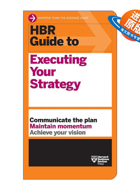 英文原版 HBR Guide to Executing Your Strategy 哈佛商业评论指南系列 执行你的战略 英文版 进口英语原版书籍