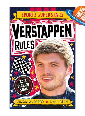 英文原版 Sports Superstars Verstappen Rules 运动明星特辑 F1赛车手 马克斯·维斯塔潘 科普百科 英文版 进口英语原版书籍