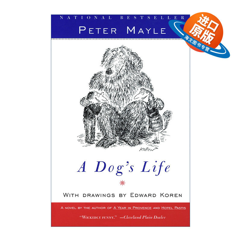 英文原版 A Dog's Life 一只狗的生活意见 法国游记 Peter Mayle 英文版 进口英语原版书籍
