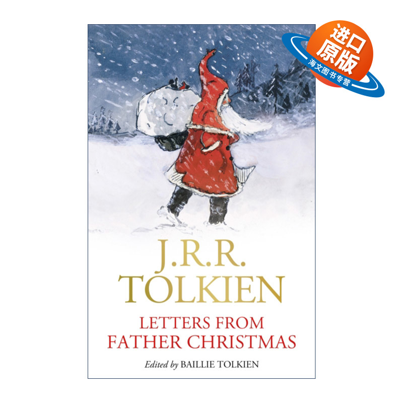 英文原版 Letters From Father Christmas 圣诞老人的来信 精装 托尔金 英文版 进口英语原版书籍