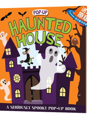 英文原版 精装绘本 Pop-Up Surprise Haunted House 立体惊喜鬼屋 立体书 英文版 进口英语原版书籍儿童外文书