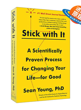 英文原版 Stick with It A Scientifically Prove 如何想到又做到 带来持久改变的7种武器 英文版 进口英语原版书籍