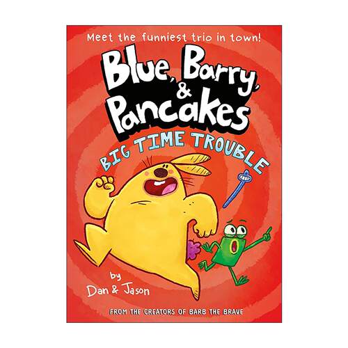 英文原版 Blue Barry & Pancakes 5 蚯蚓青蛙和兔子5 爆笑儿童桥梁漫画 友谊主题 低龄漫画 英文版 进口英语原版书籍