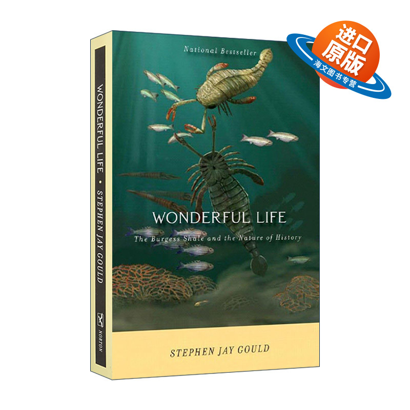 英文原版 Wonderful Life 奇妙的生命 布尔吉斯页岩中的生命故事 Stephen Jay Gould 英文版 进口英语原版书籍
