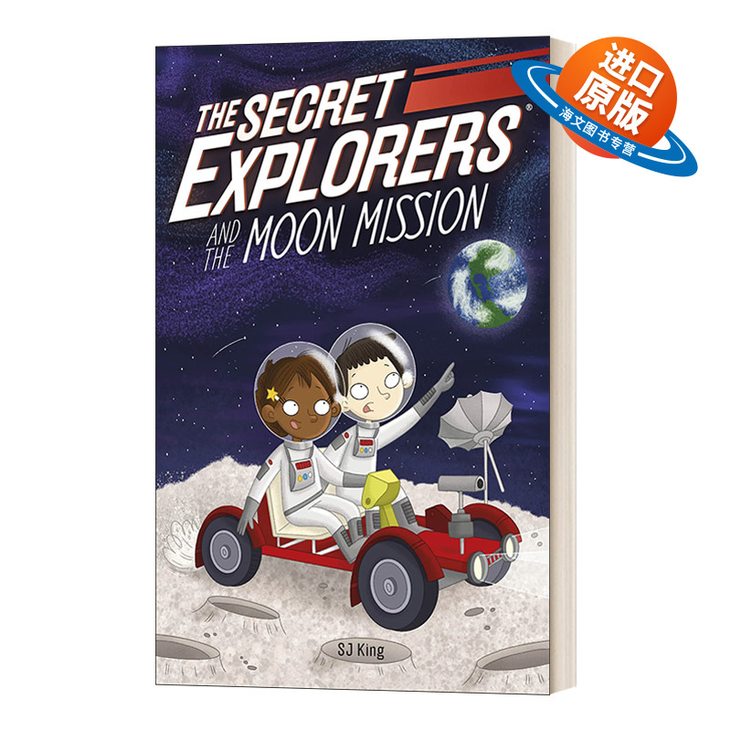 英文原版 The Secret Explorers and the Moon Mission 秘密探险者和月球任务 英文版 进口英语原版书籍儿童外文书
