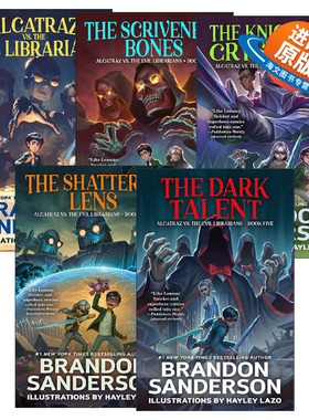 英文原版 Alcatraz vs. the Evil Librarians 阿尔卡特拉兹与系列5册 英文版 进口英语原版书籍