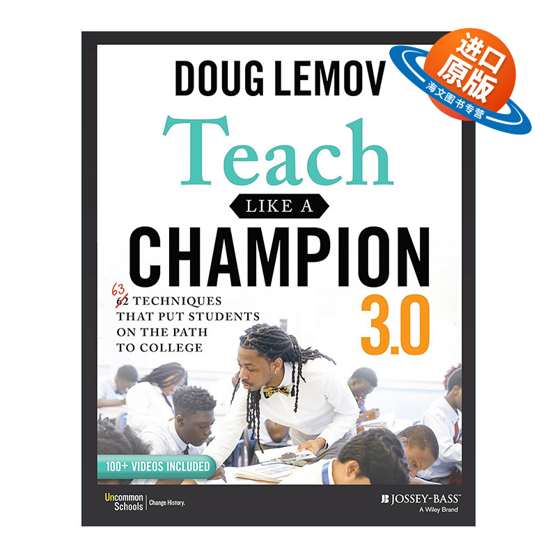 英文原版 Teach Like a Champion 3.0 教师的教学力 引领学生走向卓越的62个教学诀窍 Doug Lemov 英文版 进口英语原版书籍