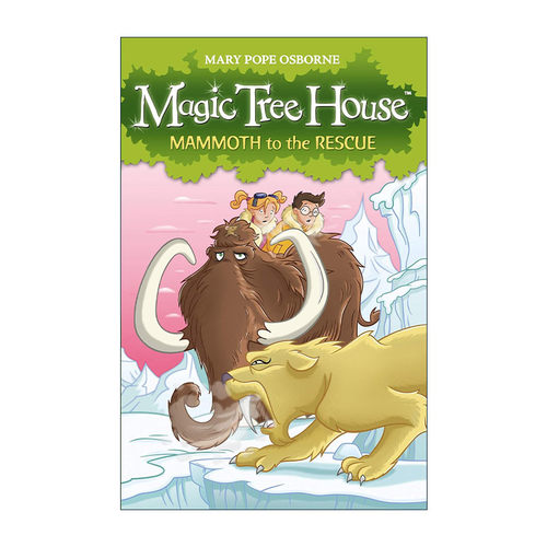 英文原版 Magic Tree House 7: Mammoth to the Rescue 神奇树屋7 冰原上的剑齿虎 英版 玛丽·波·奥斯本 英文版 进口原版书籍