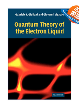 英文原版 Quantum Theory of the Electron Liquid 电子液体的量子理论 Gabriele Giuliani 英文版 进口英语原版书籍