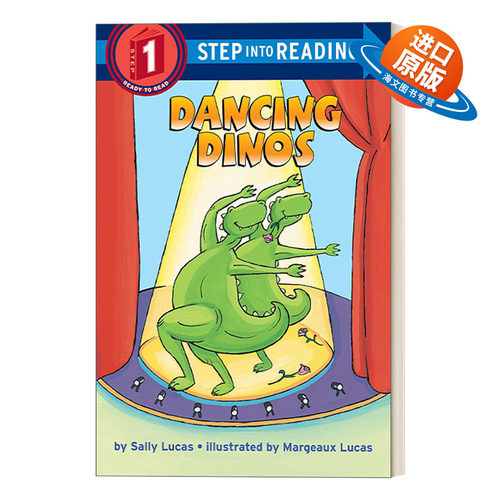 英文原版 Step into Reading 1 - Dancing Dinos 跳舞的恐龙 英文版 进口英语原版书籍