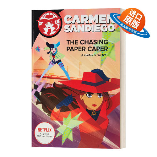 英文原版 The Chasing Paper Caper Graphic Novel 神偷卡门3 电影漫画故事图画书 Netflex剧 英文版 进口英语原版书籍儿童外文书