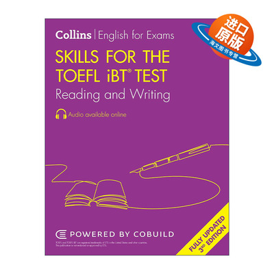 英文原版 Skills for the TOEFL iBT Test Reading and Writing 新托福考试教材 阅读和写作 第三版改革版 含在线音频 进口书籍