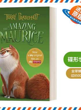 英文原版 The Amazing Maurice and his Educated Rodents 碟形世界 猫和少年魔笛手 影视封面版 英文版 进口英语原版书籍