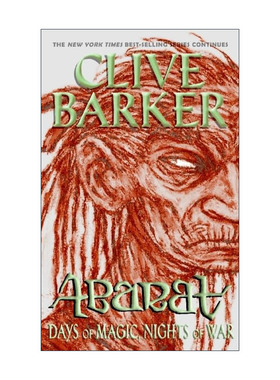 英文原版 Abarat Days of Magic  Nights of War 阿巴拉岛2 Clive Barker 英文版 进口英语原版书籍