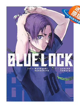 英文原版 Blue Lock 8 蓝色监狱系列8 同名日本动漫 足球体育漫画 Muneyuki Kaneshiro 野村优介 英文版 进口英语原版书籍
