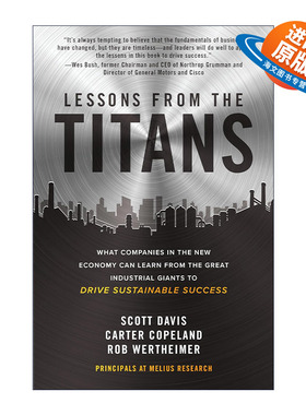 英文原版 Lessons From the Titans 沉浮的巨轮 十大工业巨头的转型之路 精装 英文版 进口英语原版书籍