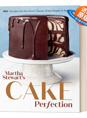 英文原版 Martha Stewart's Cake Perfection A Baking Book 玛莎·斯图尔特的完美蛋糕 100多种经典甜品食谱 精装 英文版 进口书