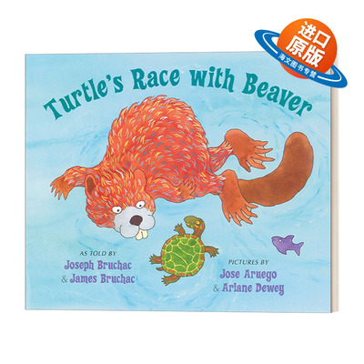 英文原版绘本 Turtle's Race with Beaver 海龟与海狸赛跑 5-8岁儿童动物绘本 Joseph Bruchac 英文版 进口英语原版书籍