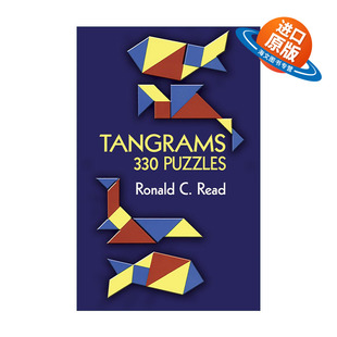 英文原版 Tangrams 330 Puzzles 七巧板 330个谜题游戏 益智拼图 Ronald C. Read 英文版 进口英语原版书籍