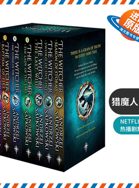 猎魔人小说 英文原版 The Witcher Boxed Set 巫师套装 魔幻小说 白狼杰洛特 网飞美剧原作 安德烈斯帕克沃斯基 英文版进口英语书