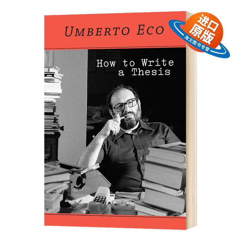 如何写论文 安伯托艾柯 英文原版 How To Write A Thesis Umberto Eco 编辑指南 英文版进口原版英语书籍