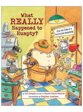 英文原版 What Really Happened to Humpty Nursery-Rhyme Mysteries 童谣之谜系列1 蛋先生发生了什么 儿童章节桥梁侦探故事书