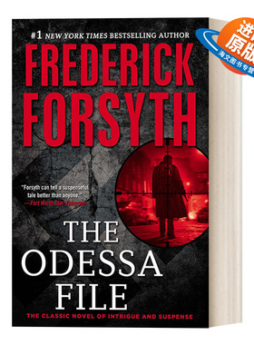 英文原版 The Odessa File 敖德萨档案 惊悚悬疑军事小说 Frederick Forsyth 英文版 进口英语原版书籍