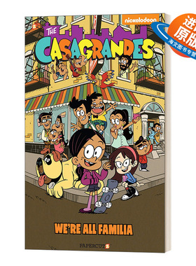 英文原版 The Casagrandes 1 We're All Familia 喧闹一家亲外传 The Loud House 儿童全彩幽默漫画 英文版 进口英语原版书籍