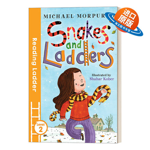 英文原版 Snakes and Ladders Reading Ladder Level 2 彩色香蕉系列分级读物-麦克莫波格Michael Morpurgo 英文版 进口英语书籍