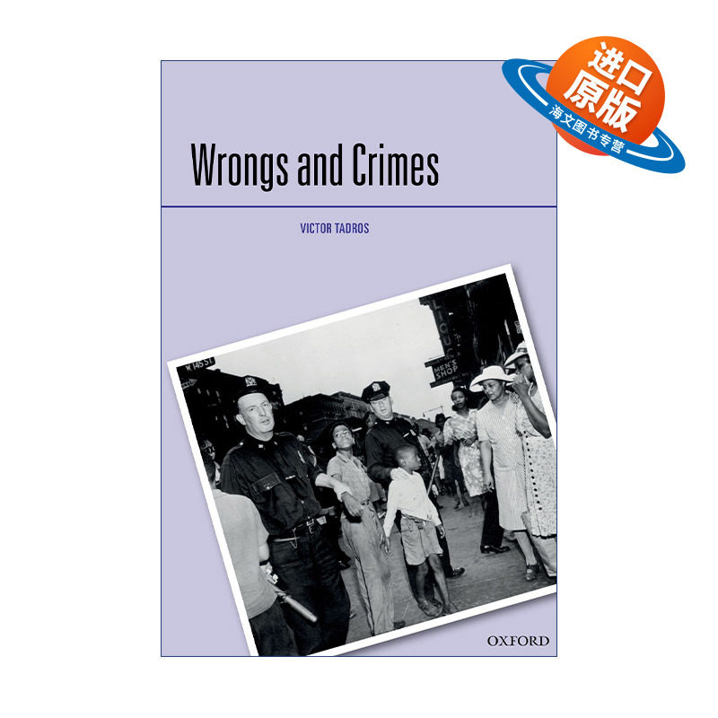 英文原版 Wrongs and Crimes 不法行为与刑事犯罪 Victor Tadros 英文版 进口英语原版书籍