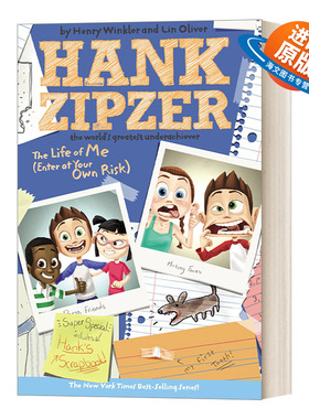 英文原版 Hank Zipzer 14 Life of Me  Enter at Your Own Risk 汉克历险记14 我的生命，入场自担风险 章节小说 英文版 进口书籍