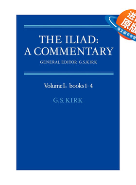英文原版 The Iliad A Commentary 伊利亚特笺注 卷一 G.S.基尔克 英文版 进口英语原版书籍