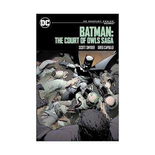 蝙蝠侠 Batman Court 英文版 书籍 英文原版 Snyder Owls the DC漫画精简版 猫头鹰法庭传奇 Saga 进口英语原版 Scott