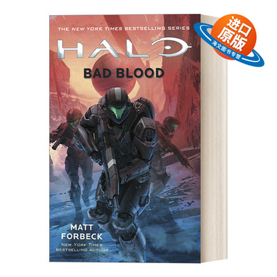 英文原版小说 Halo Bad Blood 光环 嫌隙 官方小说 英文版 进口英语原版书籍