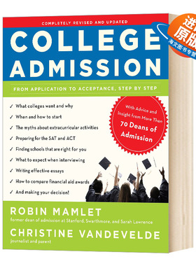 英文原版 College Admission 大学入学申请指南 英文版 进口英语原版书籍