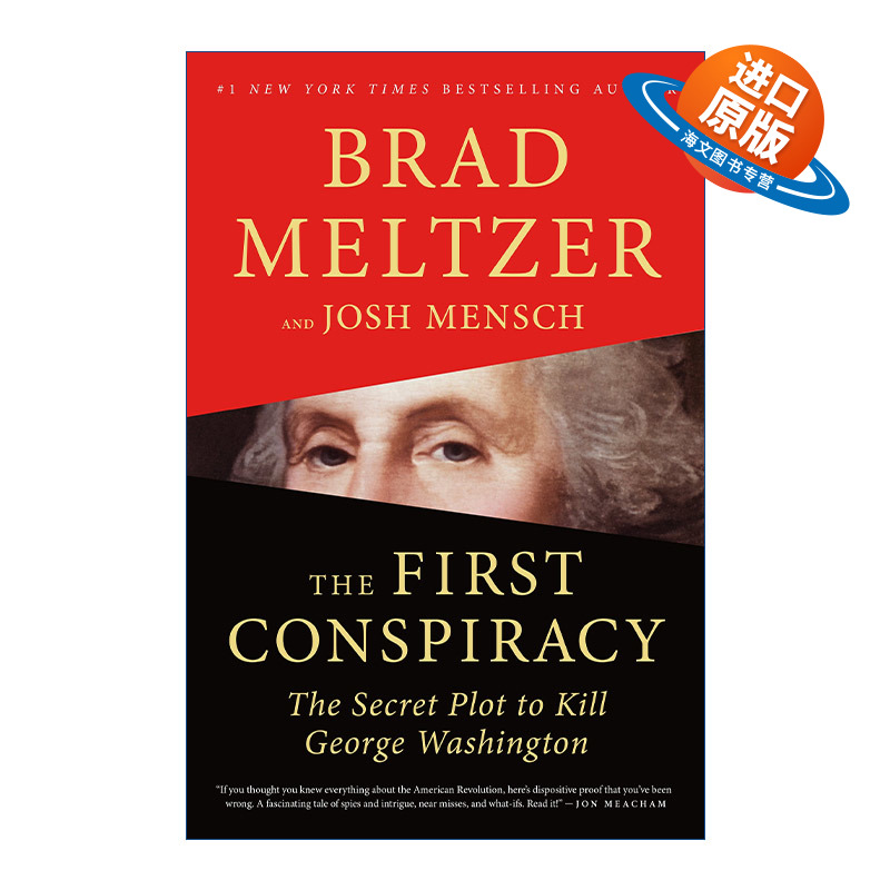英文原版 The First Conspiracy The Secret Plot to Kill George Washington 第一号阴谋 刺杀乔治华盛顿的秘密阴谋 英文版