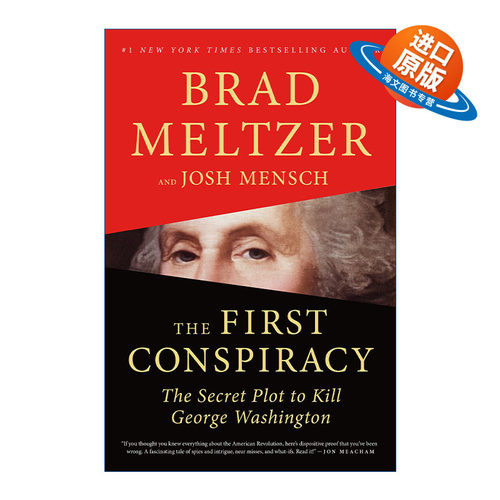 英文原版 The First Conspiracy The Secret Plot to Kill George Washington 第一号阴谋 刺杀乔治华盛顿的秘密阴谋 英文版