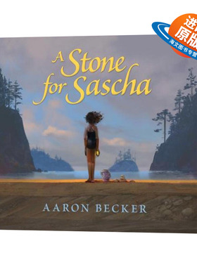 英文原版 A Stone for Sascha 莎莎的石头 5-9岁儿童绘本 精装 凯迪克奖得主Aaron Becker 英文版 进口英语原版书籍