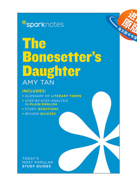英文原版 Bonesetter's Daughter 接骨师之女 SparkNotes Literature Guide文学导读系列 英文版 进口英语原版书籍