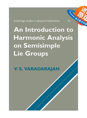 英文原版 An Introduction to Harmonic Analysis on Semisimple Lie Groups 半单李群的谐波分析导论 英文版 进口英语原版书籍
