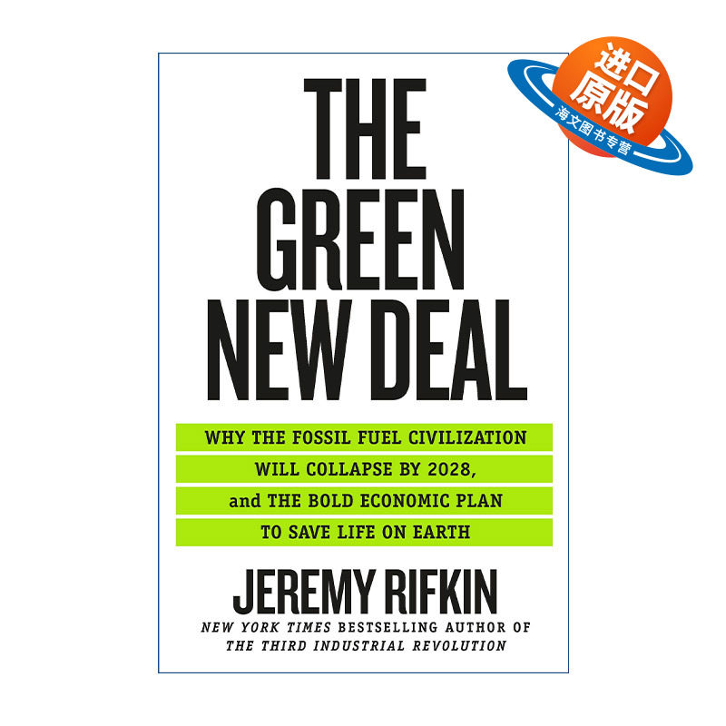 英文原版 The Green New Deal 绿领经济 美国华盛顿特区经济趋势基金会总裁 杰里米里夫金 英文版 进口英语原版书籍