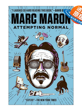 英文原版 Attempting Normal 尝试正常 脱口秀演员Marc Maron马克·马龙自传 英文版 进口英语原版书籍