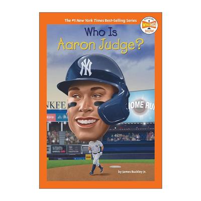 英文原版 Who Is Aaron Judge Who HQ Now 阿隆-贾奇是谁 棒球运动员 儿童科普百科 英文版 进口英语原版书籍