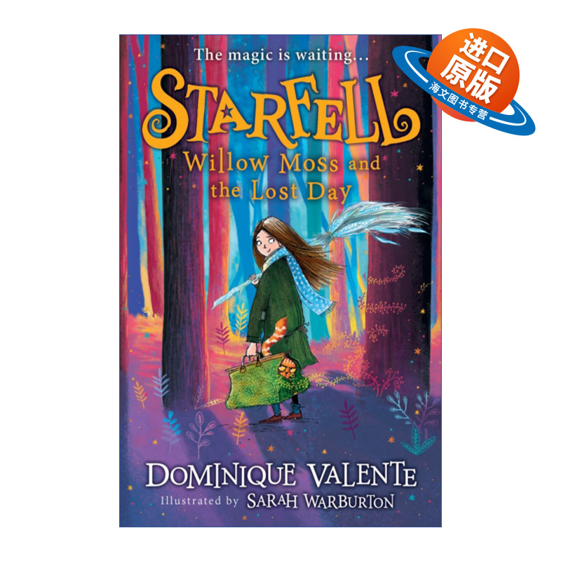 英文原版 Starfell Willow Moss and the Lost Day 星落1 薇洛·莫斯与失落的星期二 儿童奇幻插画章节书 英文版 进口英语书籍