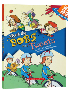 童子军夏令营1 英文原版绘本 Meet the Bobs and Tweets 1 儿童英语章节书 故事书 Scholastic 英文版进口原版英语书籍