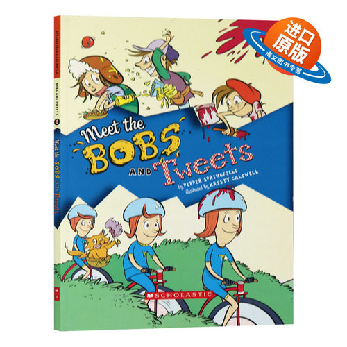 童子军夏令营1 英文原版绘本 Meet the Bobs and Tweets 1 儿童英语章节书 故事书 Scholastic 英文版进口原版英语书籍