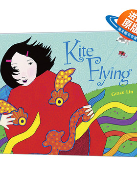 英文原版绘本 Kite Flying 放风筝 吴敏兰书单 Grace Lin中国题材绘本 英文版 进口英语原版书籍儿童外文书