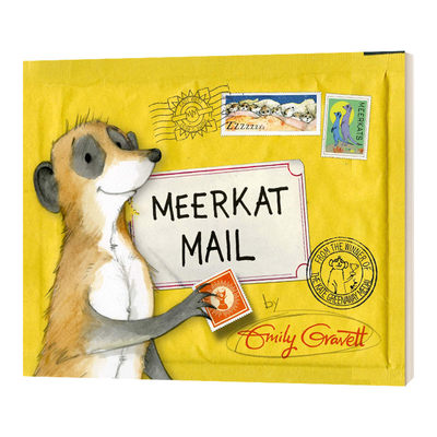 英文原版 Meerkat Mail 猫鼬的邮件 Emily Gravett 廖彩杏书单 英文版 进口英语原版书籍儿童外文书