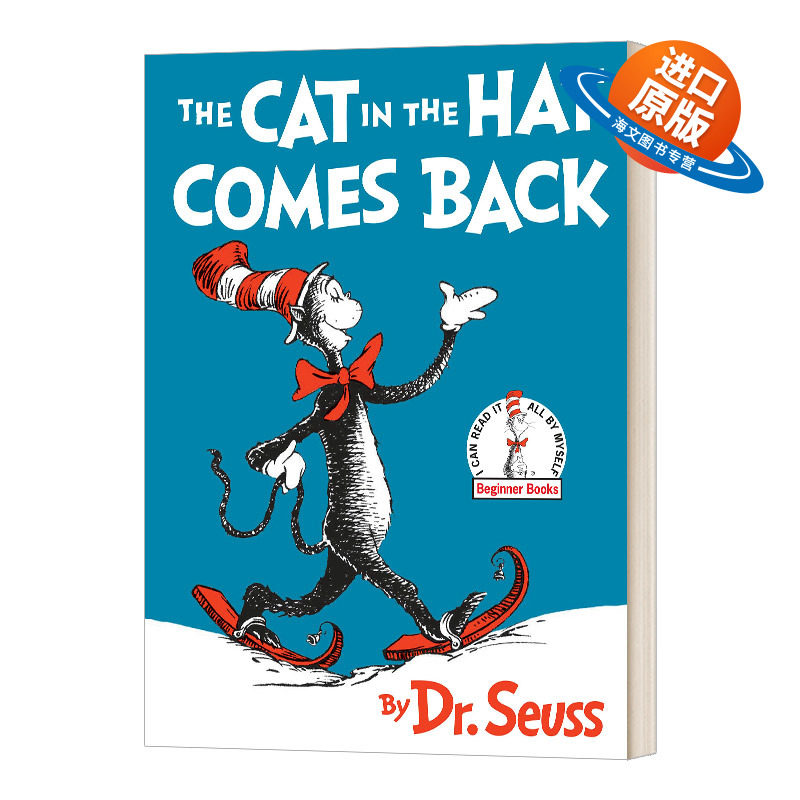 英文原版 The Cat in the Hat Comes Back 戴帽子的猫回来了 苏斯博士精装绘本 廖彩杏书单 儿童启蒙图画故事书 英文版进口英语书