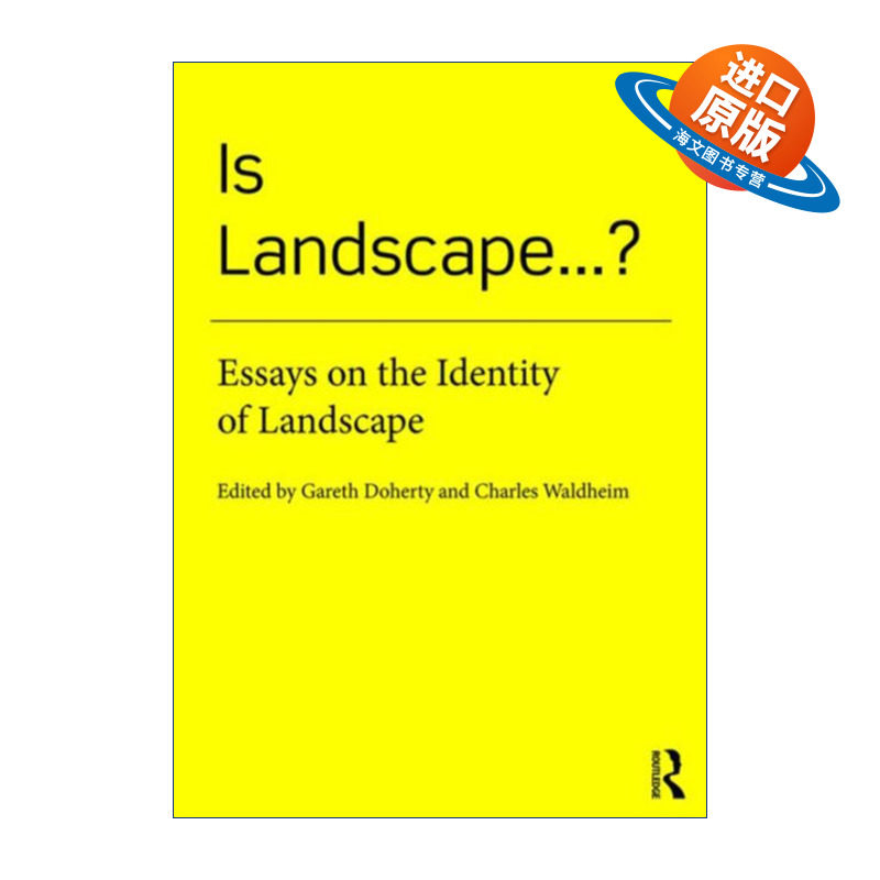 英文原版 Is Landscape 何为景观 景观本质探源 哈佛大学教授Gareth Doherty 英文版 进口英语原版书籍